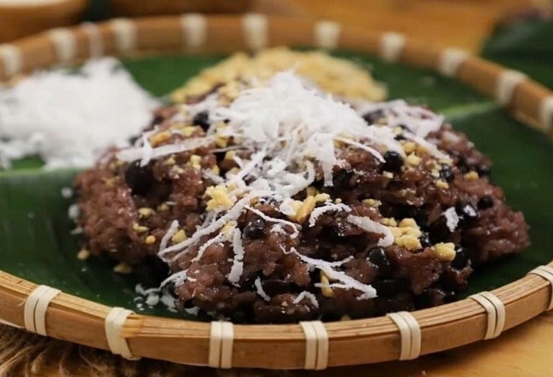 bánh xôi đậu đen ảnh 4