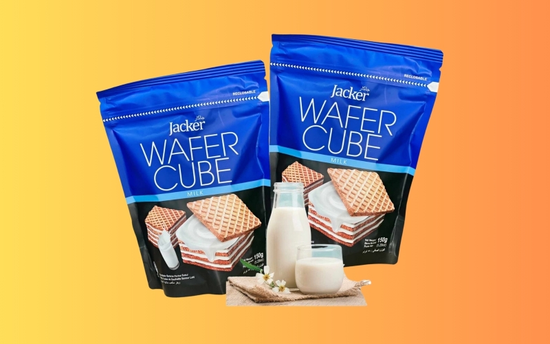 Bánh xốp vị sữa Jacker