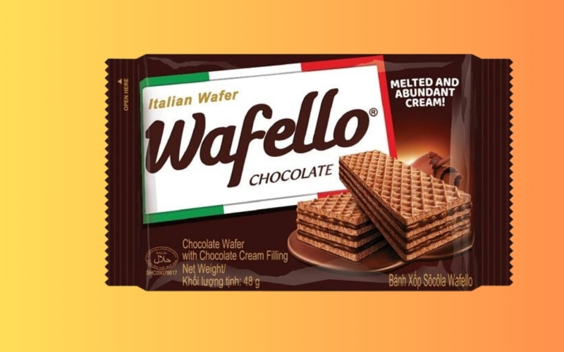 Bánh xốp socola Wafello