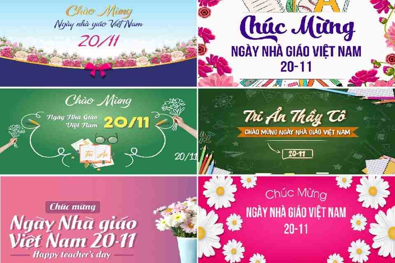 Cách thiết kế banner 20/11 đẹp nhất hiện nay