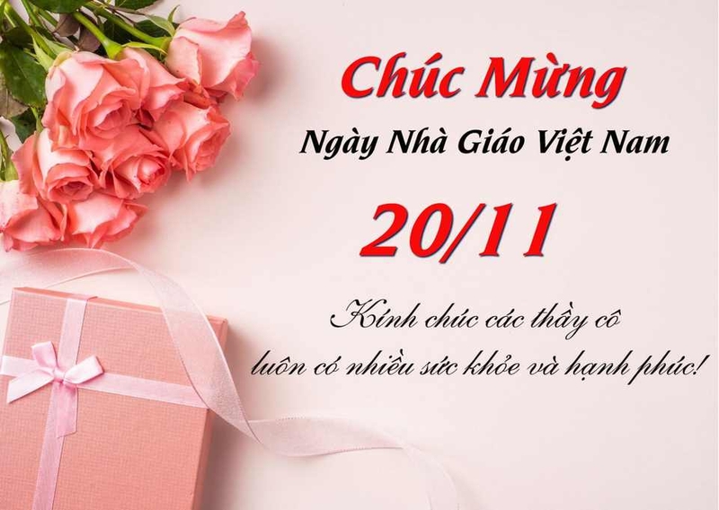 Thiết kế banner 20/11 theo chủ đề tôn vinh