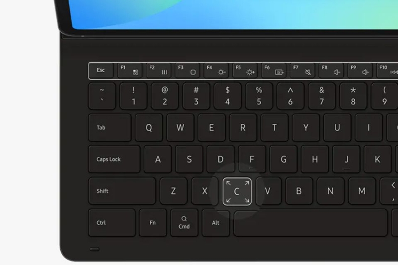Bao da bàn phím AI Samsung Tab S10 FE Plus trải nghiệm gõ phím tiện lợi như trên laptop