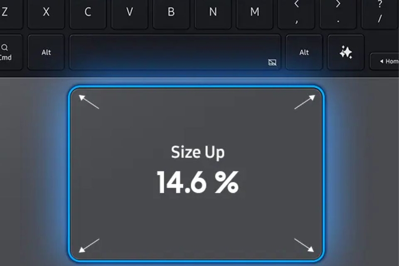 Bao da bàn phím Pro Samsung Tab S11 Ultra - Bàn di chuột mở rộng, thao tác linh hoạt hơn