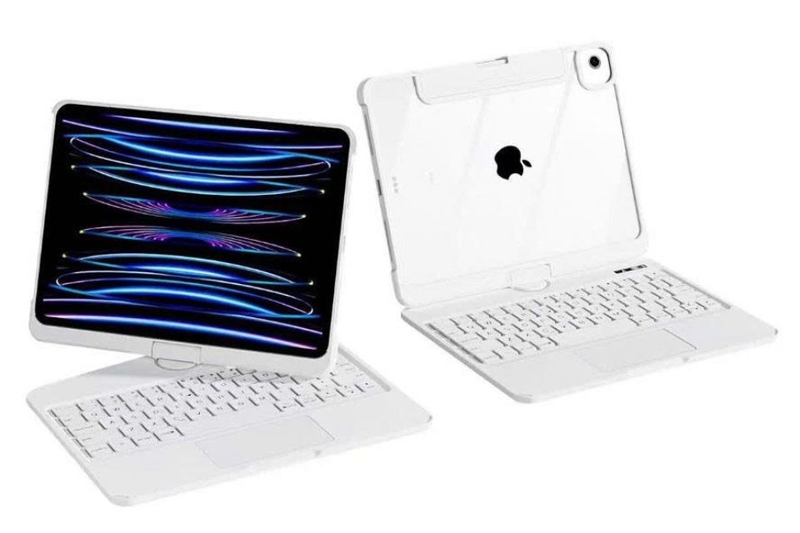 Bao da kèm bàn phím xoay 360 iPad Air 13" M2/M3 Coteci - Thiết kế tích hợp gọn gàng, tối ưu không gian sử dụng