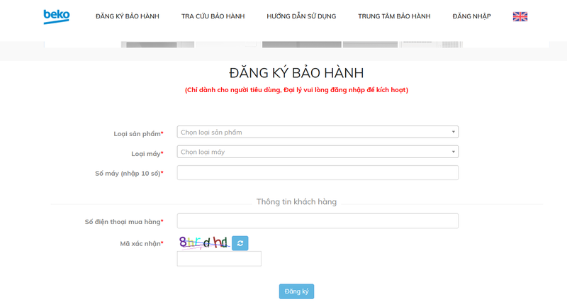 Bảo hành máy lạnh Beko Bảo hành máy lạnh Beko