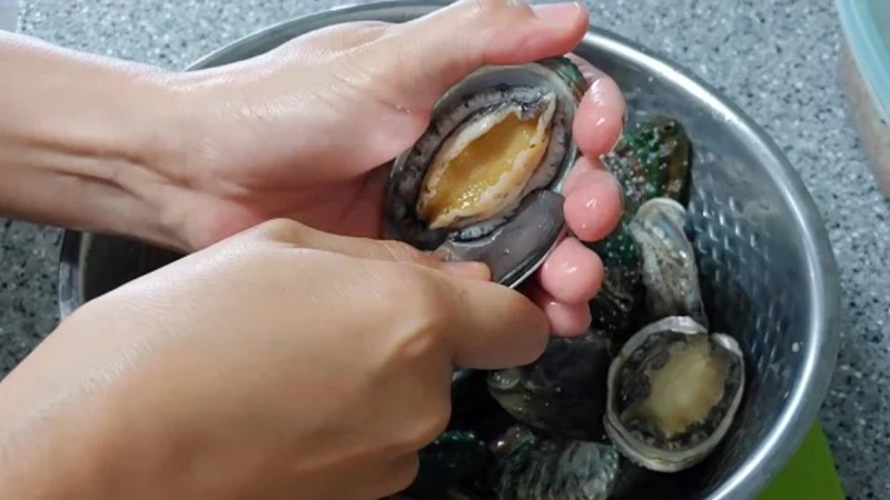 bào ngư nướng mỡ hành 2
