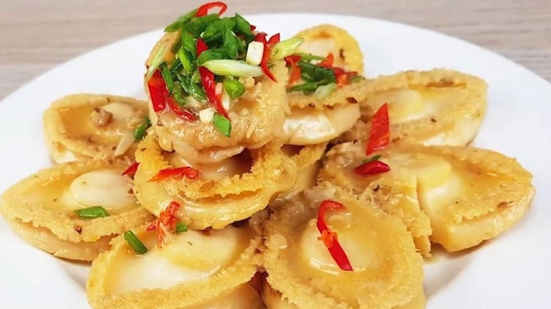 bào ngư sốt bơ tỏi 5