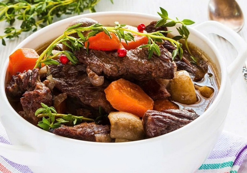 bắp bò hầm nước dừa ảnh 1