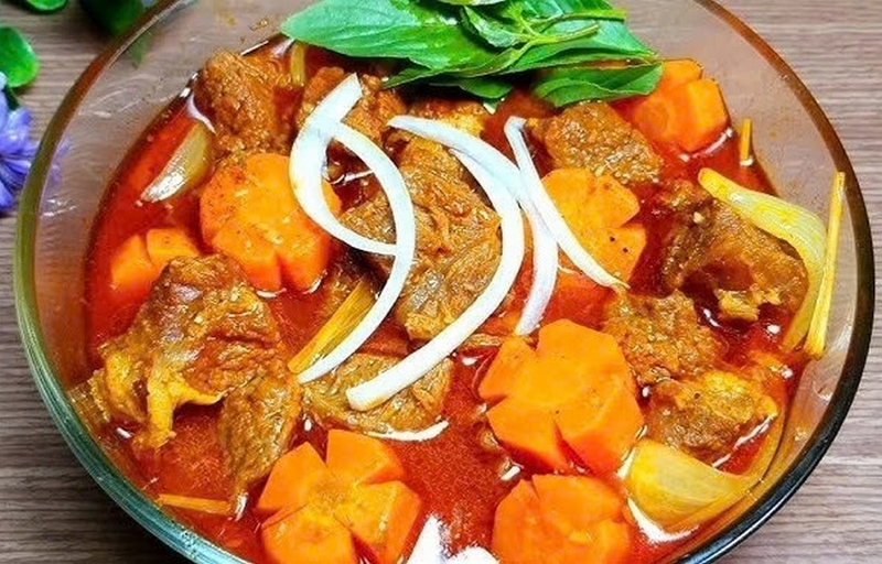 bắp bò hầm nước dừa ảnh 6