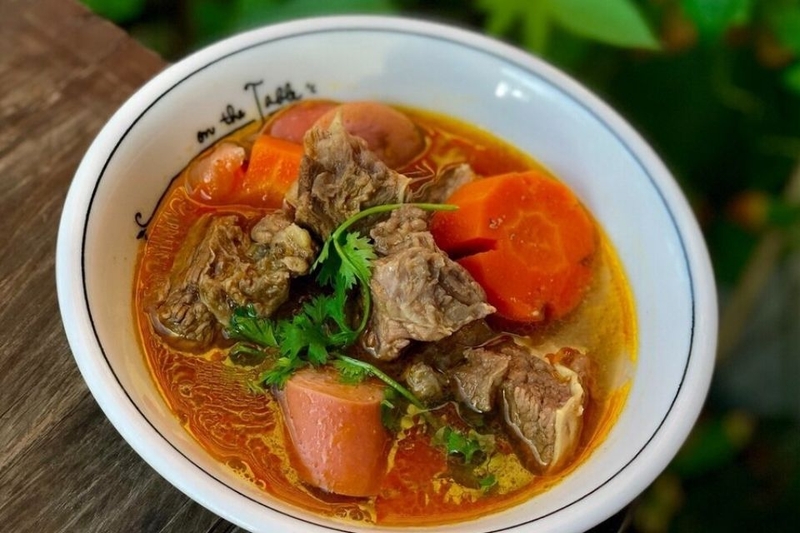 bắp bò sốt pate hấp dẫn