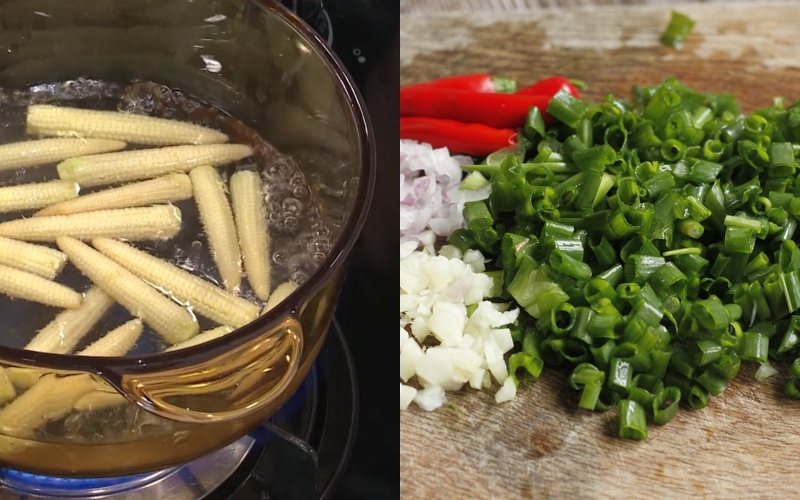 Bước 1: Sơ chế nguyên liệu