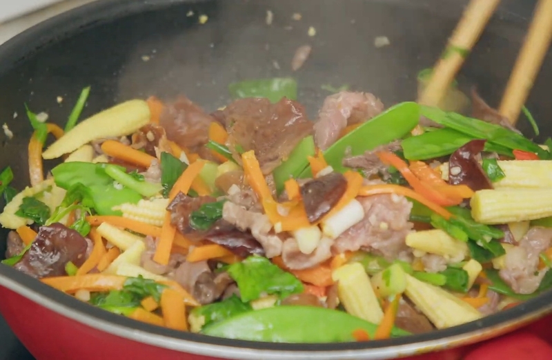 bắp non xào thịt bò hình 11