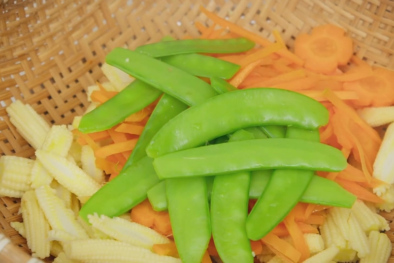 bắp non xào thịt bò hình 8