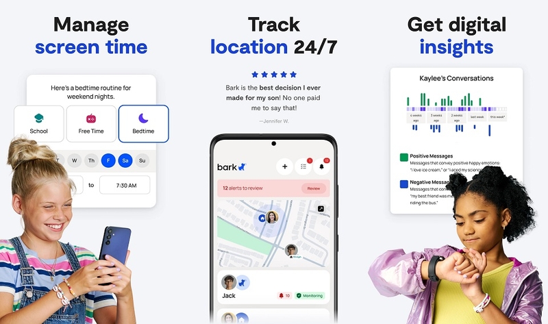 Những tính năng và đặc điểm nổi bật của Bark - Parental Controls