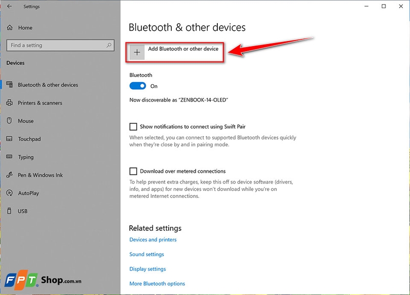 Bật Bluetooth Win 10 - 03