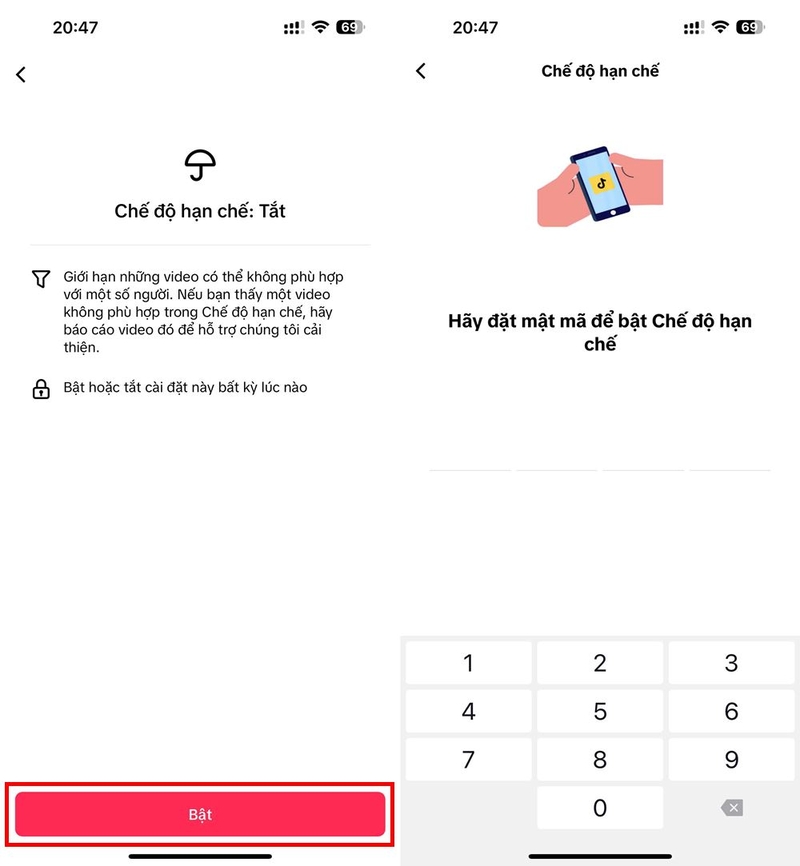 Cách bật chế độ hạn chế trên TikTok ảnh 3