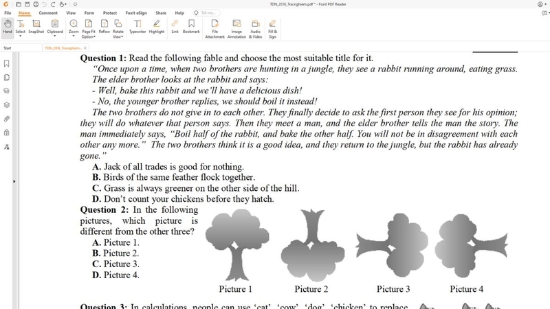 bật chế độ tối Foxit PDF Reader 2