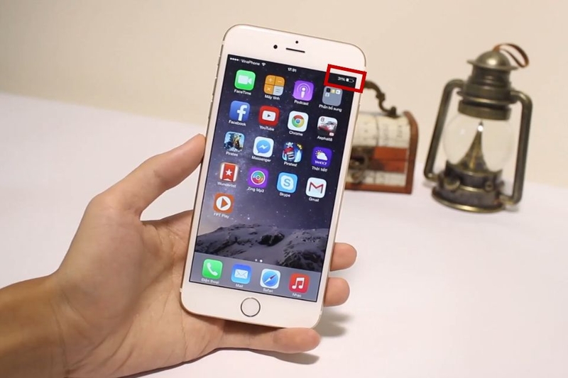 bật hiển thị phần trăm pin trên iPhone 6s Plus (ảnh 1)