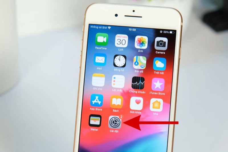 bật hiển thị phần trăm pin trên iPhone 8 Plus (ảnh 3)