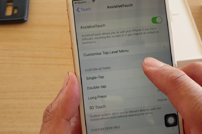 Cách tùy chỉnh AssistiveTouch 1
