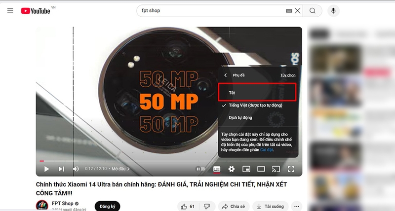 Hướng dẫn chi tiết cách bật phụ đề YouTube​ (hình 11)