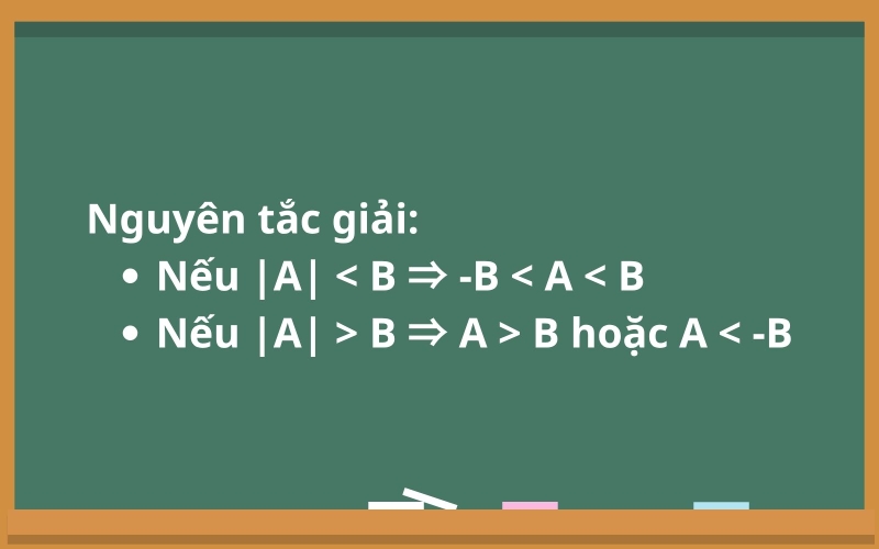 Bất phương trình chứa dấu giá trị tuyệt đối