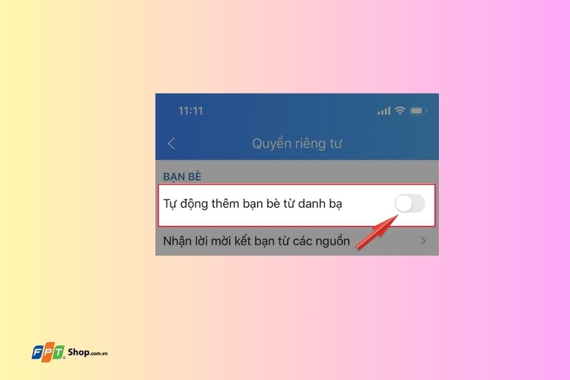 Bật/tắt chế độ tự động kết bạn trên Zalo từ danh bạ điện thoại (ảnh 6)