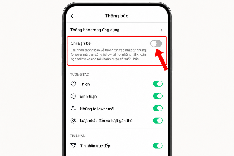Bật thông báo tài khoản TikTok đang follow ảnh 3