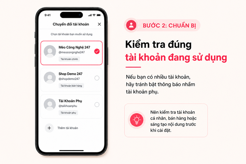 Bật thông báo tài khoản TikTok đang follow ảnh 6
