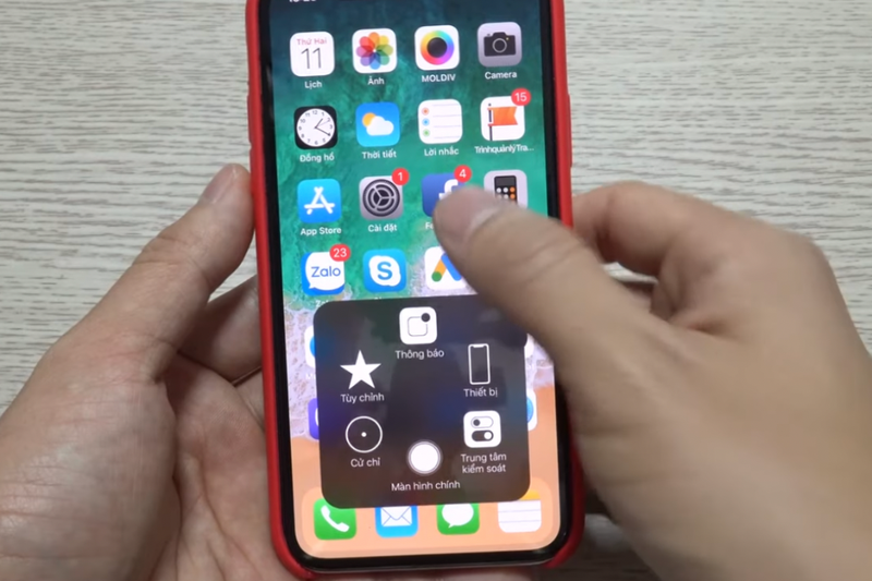 bật trợ năng AssistiveTouch trên iPhone X (4)