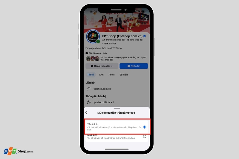 Bật ưu tiên bài viết trên Facebook (ảnh 4)
