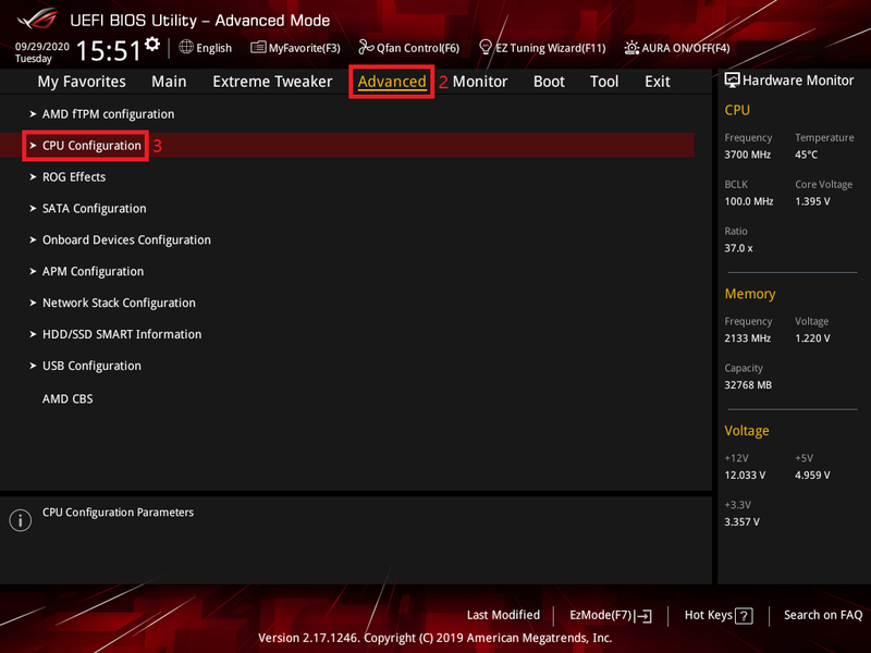 bật vt main asus 7