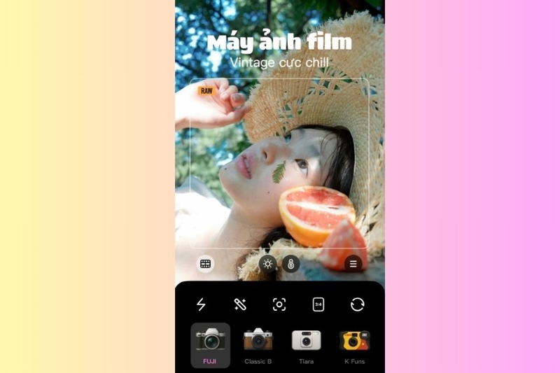 Tính năng "Máy ảnh film"  thú vị