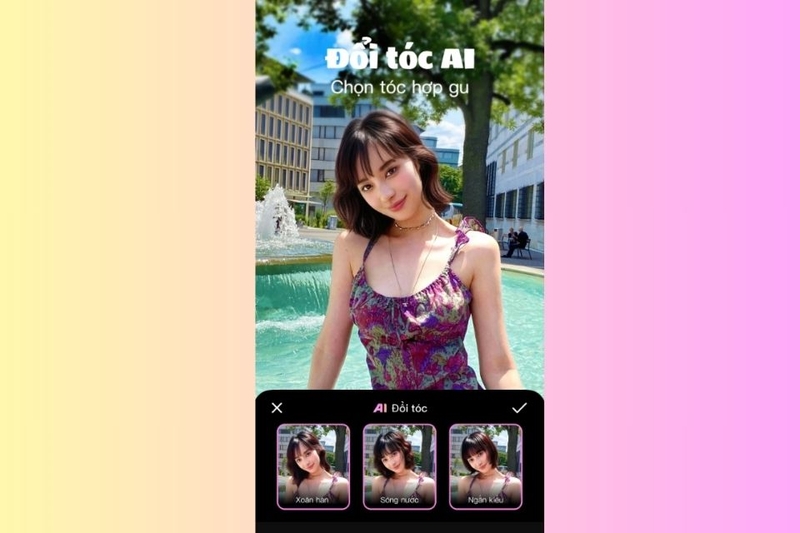 Tiện ích đổi tóc (Hair Style & Color)