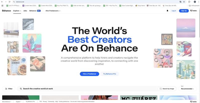 behance bị chặn 1