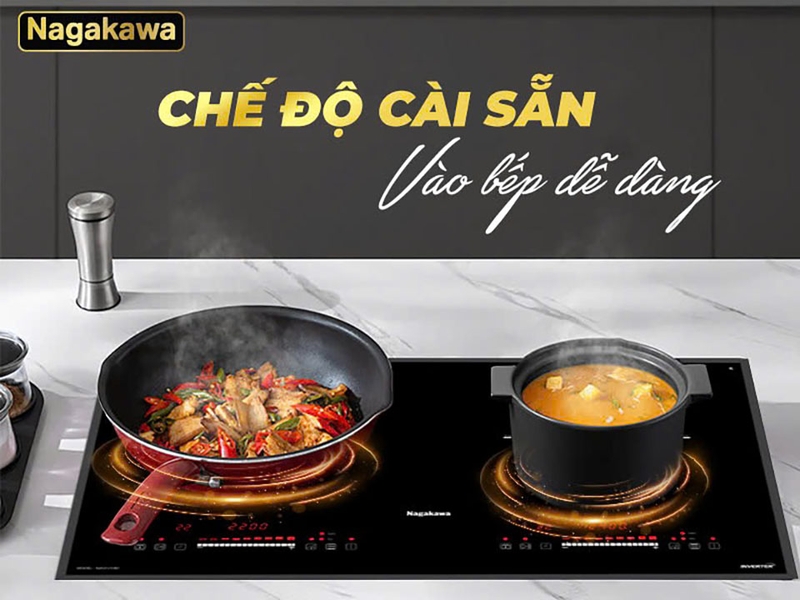 Bếp điện từ đôi Nagakawa NAG1214M (hình 7)