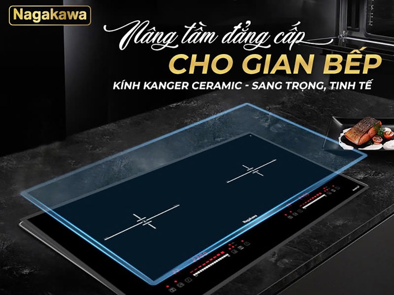 Bếp điện từ đôi Nagakawa NAG1214M (hình 3)
