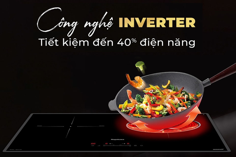 Bếp điện từ đôi Nagakawa UltraSlim NK2C21M (hình 6)