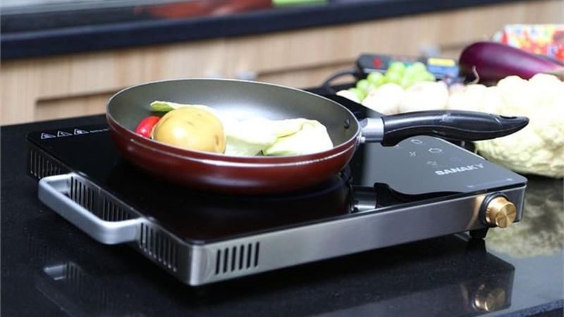 Bếp hồng ngoại báo lỗi H2 3