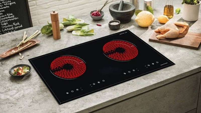 Bếp hồng ngoại báo lỗi H2 5