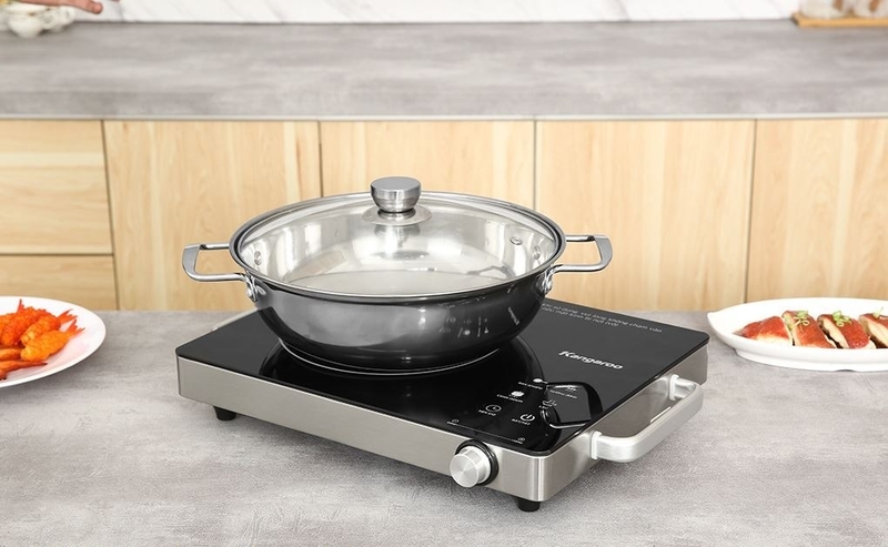 bếp hồng ngoại kangaroo b&aacute;o lỗi e5 h&igrave;nh 2