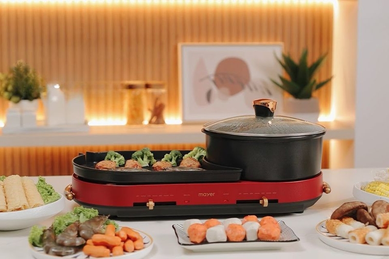 bếp lẩu nướng đa năng ng&agrave;y c&agrave;ng được ưa chuộng