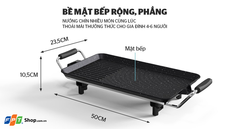 TOP 6 bếp nướng điện gi&aacute; rẻ nhất 2026 4