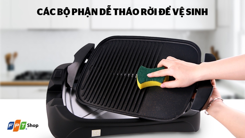 bep nuong dien 2000w sunhouse shd4602