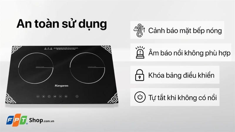 Bếp từ Kangaroo báo lỗi EA 6