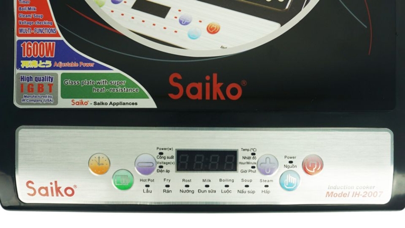 bếp từ Saiko báo lỗi E0 2