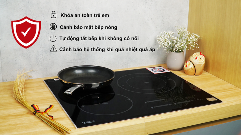Bếp từ Chefs nào có Inverter? 5
