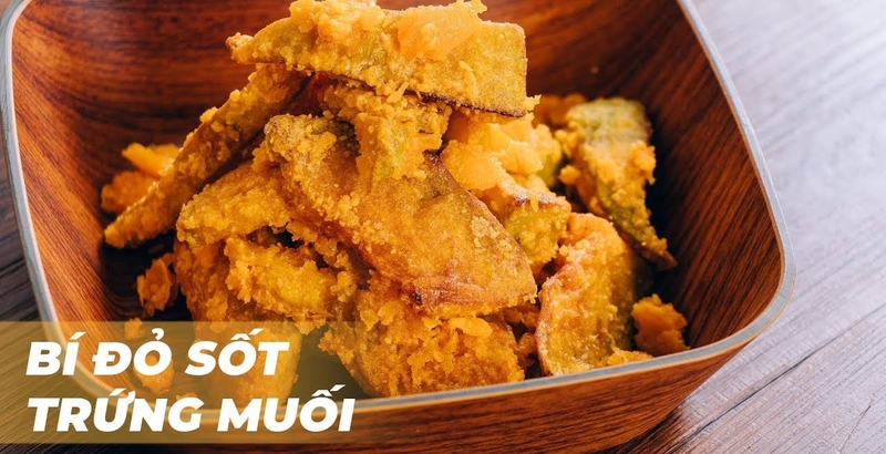 bí đỏ chiên lắc trứng muối 5