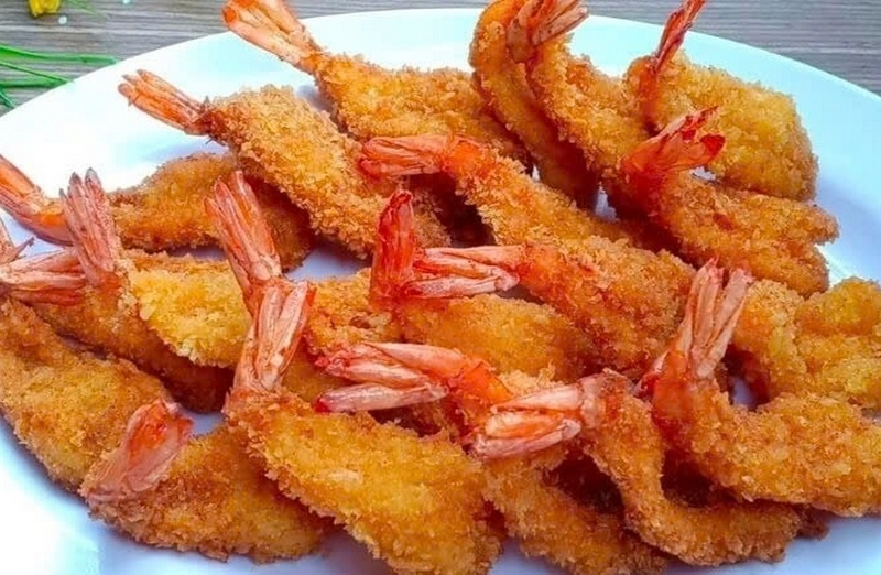 bí đỏ chiên tôm ảnh 5