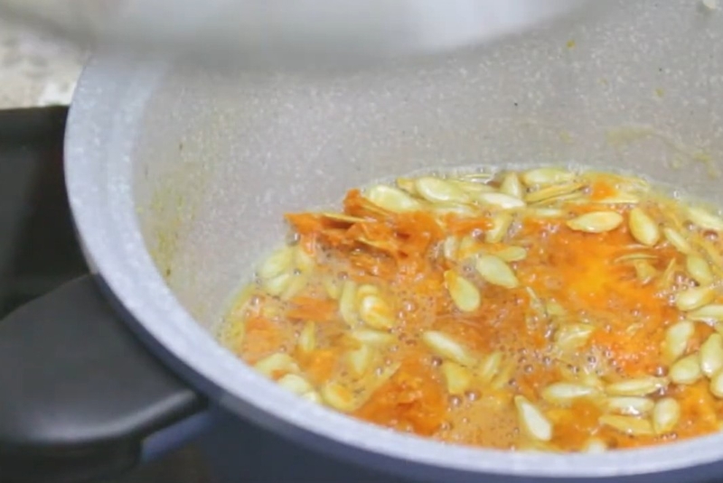 bí đỏ hầm ngũ quả chay hình 5